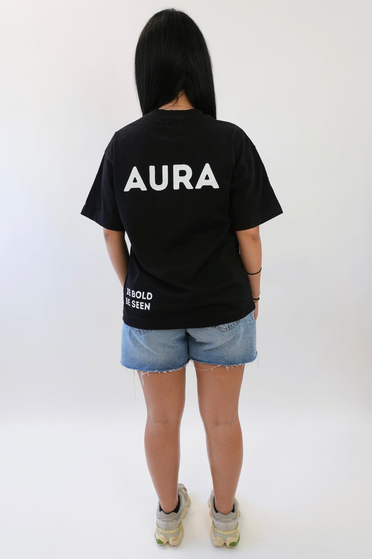 Saint Aura Oversized T-shirt - Black