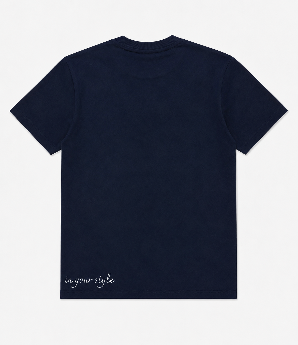 Saint Aura Script Oversized T-shirt - Navy