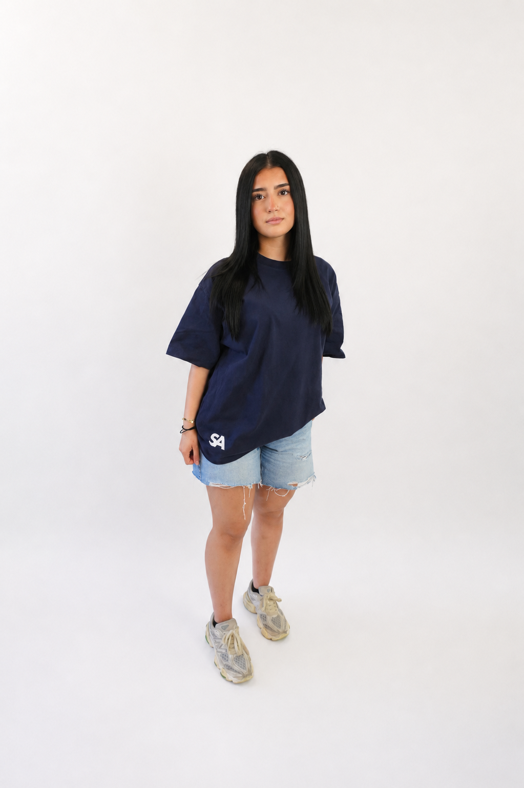 Saint Aura Oversized T-shirt - Navy