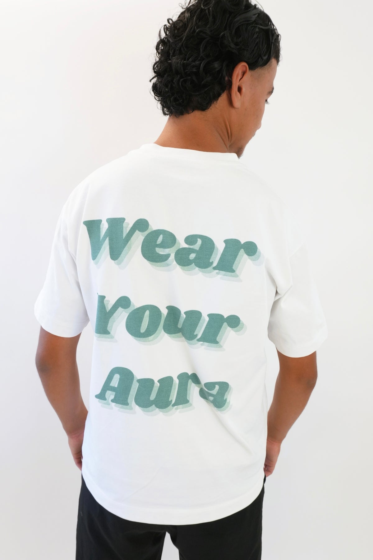 Wear Your Aura Oversized T-shirt - White